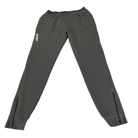 Gymshark Apex Technical Joggers Women's S Gray Slim Fit Ankle Zip Elastic Waist - Picture 2 of 16